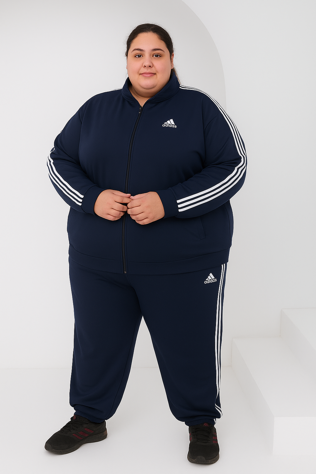 Royal blue Plus Size Female Tracksuit – Style, Comfort & Perfect Fit