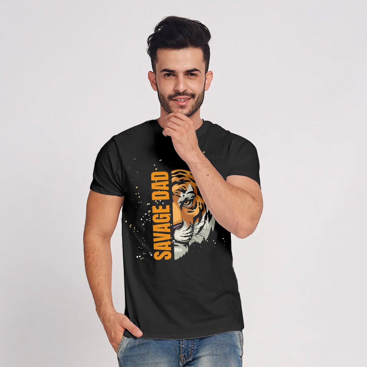 Savage Dad And Son Twinning Tees For Dad And Son